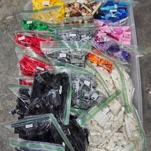 LEGO 15oz Sorted By Color: You Pick Color - Bulk Bricks Base Studs Flat
